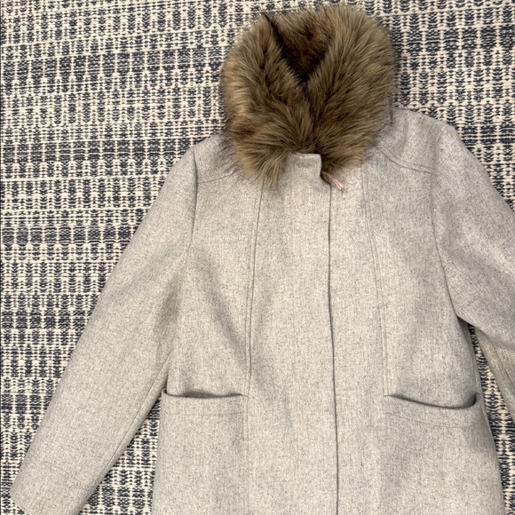 Girls Wool J Crew Car Coat size 16 - Picture 4 of 6